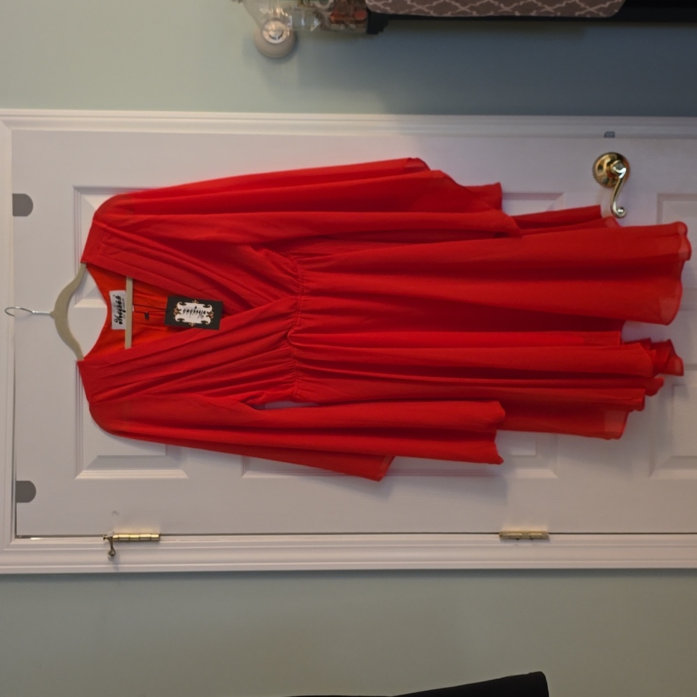 Meghan Los Angeles  Dress, size small, orange